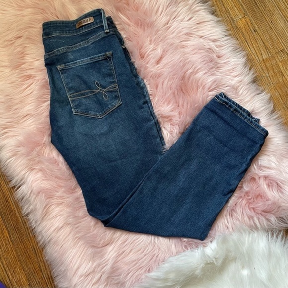 Denizen Levis Jeans Womens blue Straight Leg Modern Slim Ladies Denim cr… - Picture 1 of 13